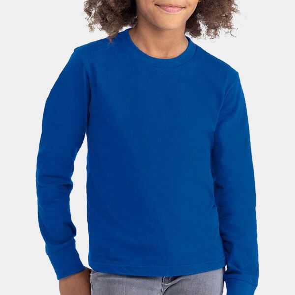 Youth Cotton Long Sleeve T-Shirt Thumbnail