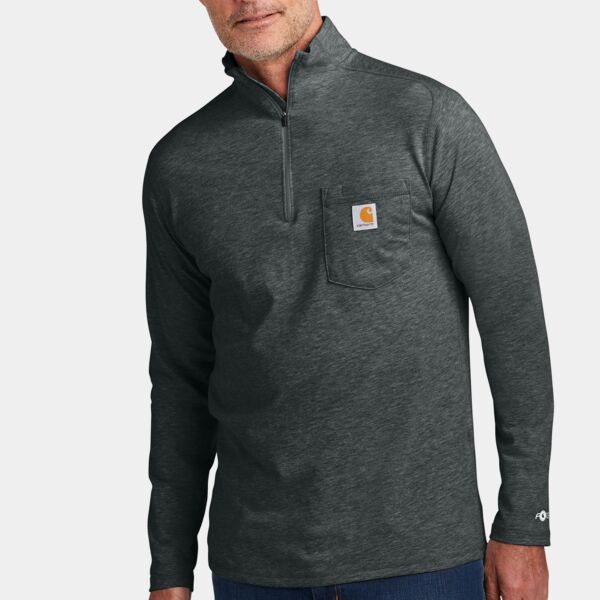 Carhartt Force® 1/4-Zip Long Sleeve T-Shirt Thumbnail