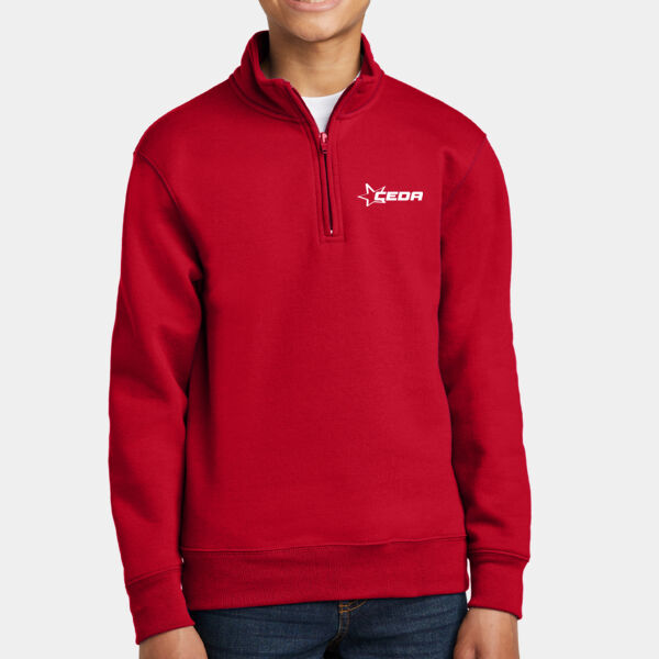 Youth Core Fleece 1/4 Zip Pullover Sweatshirt Thumbnail
