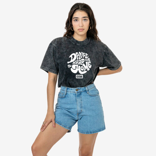 6.5 oz Garment Dye Crew Neck T-Shirt (Puff Print) Thumbnail