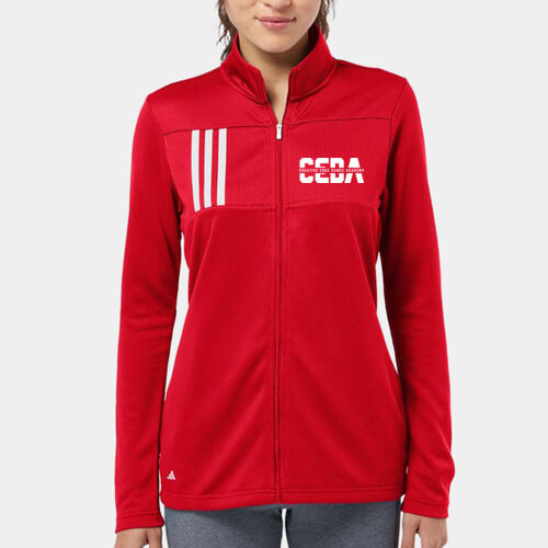 Women's 3-Stripes Double Knit Full-Zip Thumbnail