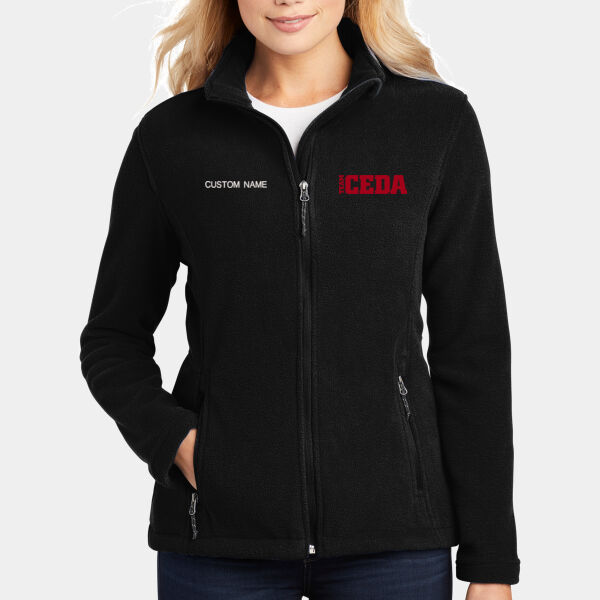 Customizable Ladies Value Fleece Jacket Thumbnail
