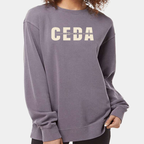 Midweight Pigment-Dyed Crewneck Sweatshirt Thumbnail